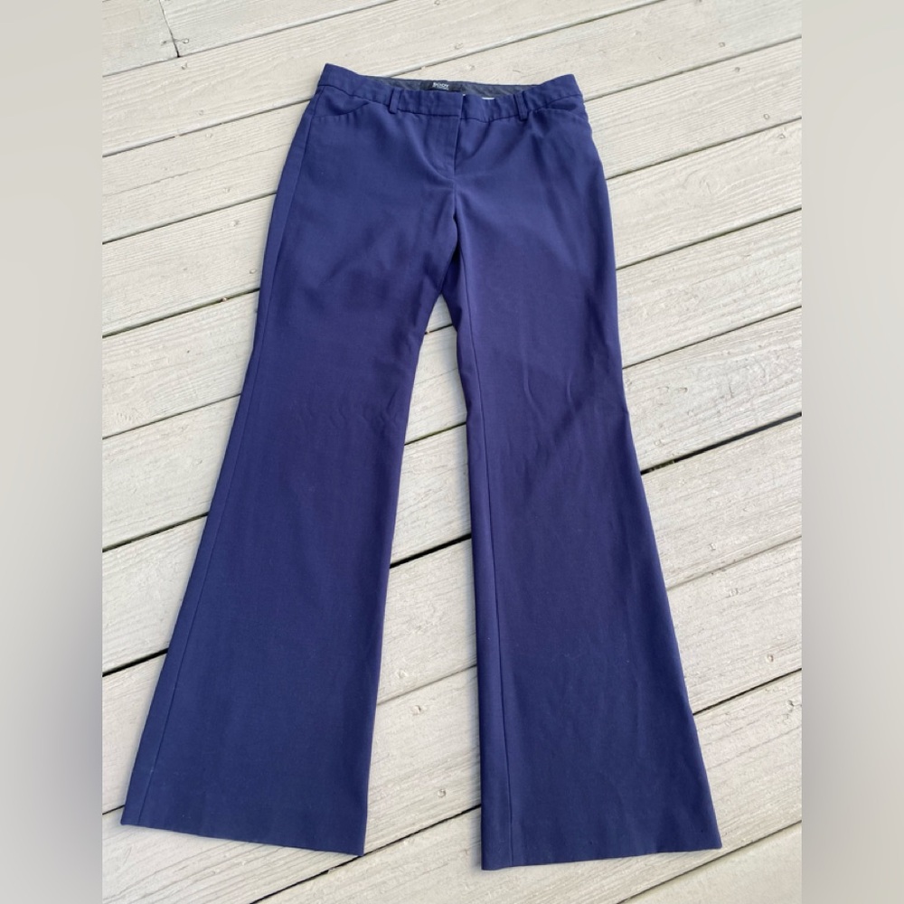 Victoria's Secret Navy Blue Flared Slacks Trouser Pants